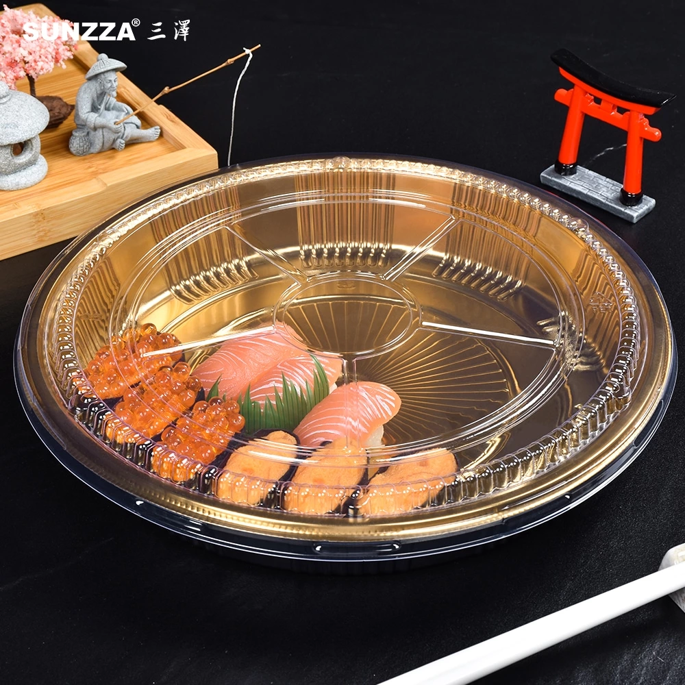 Deep Round Tray For Sushi Box
