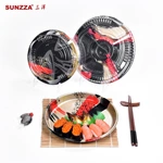 Shallow Round Tray For Sushi Box