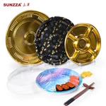 Shallow Round Tray For Sushi Box