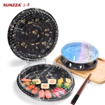 Shallow Round Tray For Sushi Box