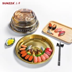 Shallow Round Tray For Sushi Box