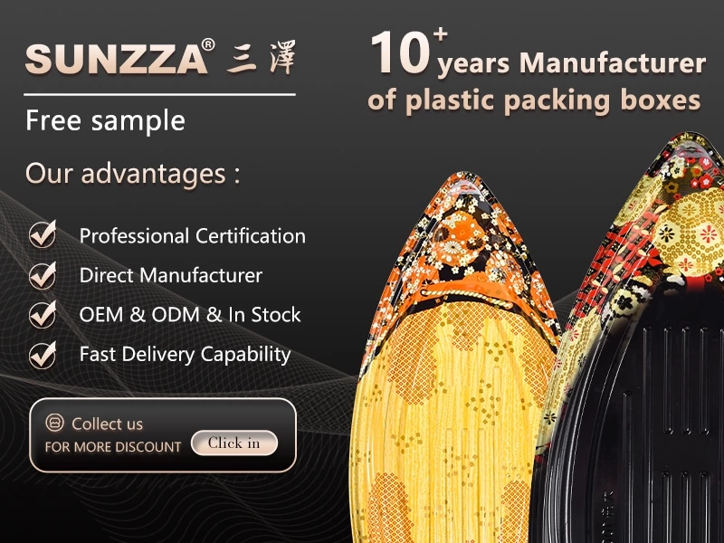 Boat Shaped Sushi Box