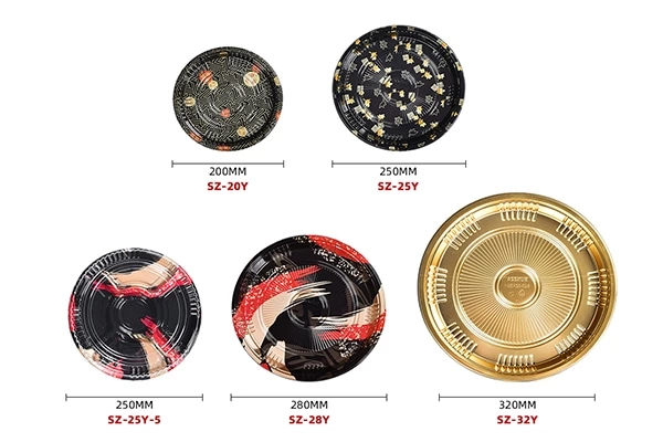 Round Tray Sushi Box